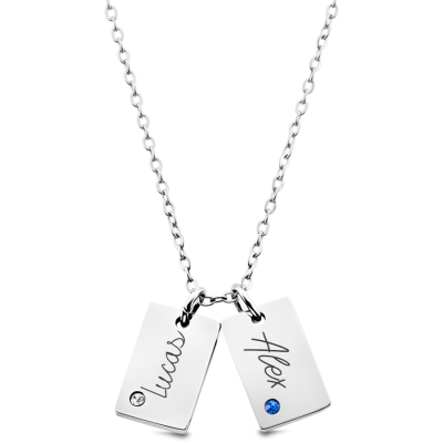 copy of Personalised Name Necklace with Crystals