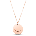 Personalised Double Circles Necklace