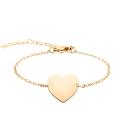 Personalised Heart Bracelet
